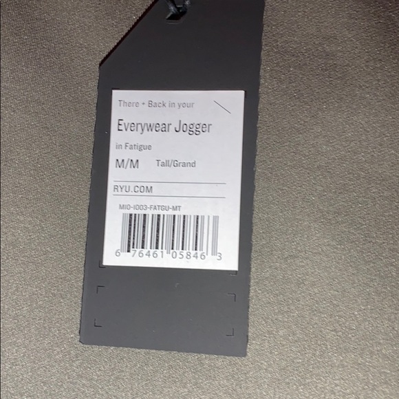 RYU Everywhere Jogger Sage Green Sz M EUC - Picture 3 of 14